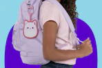 cat Squishmallow keychain