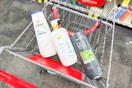 dove body washes in a cvs shopping cart