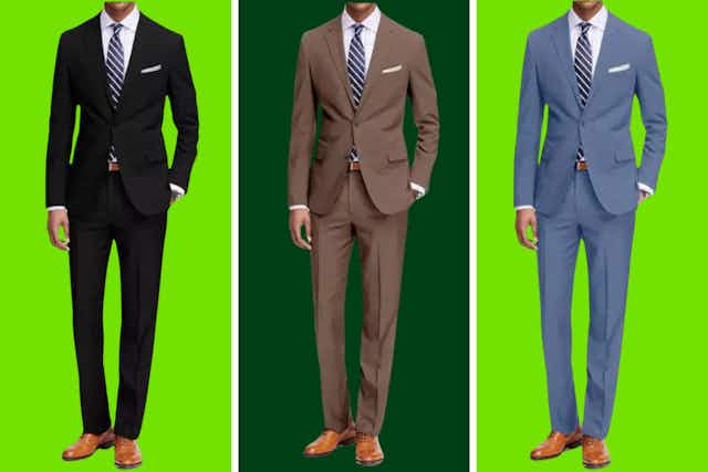 Bravemen Men's 2-Piece Suits, Starting at $70 Shipped at Groupon card image