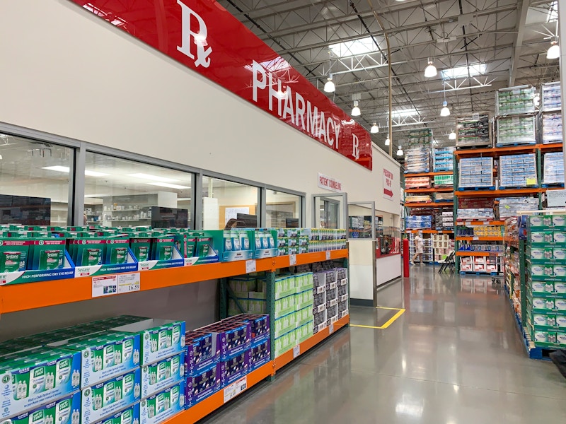 The Pharmacy inside Costco.