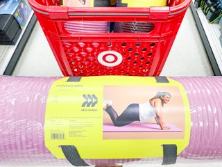 target all in motion fitness mat cart