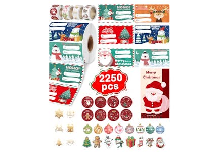Christmas Stickers and Gift Labels