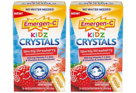2 Emergen-C Kidz Crystals