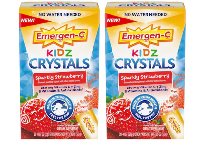 2 Emergen-C Kidz Crystals