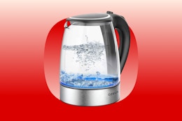 Fast-Boil Electric Kettle, Just $20 on Amazon card image