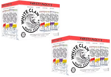 2 White Claw 12-Packs