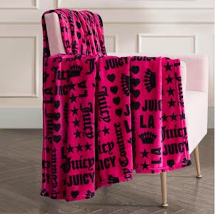 Juicy Couture Throw Blanket