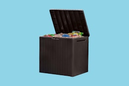 Keter Outdoor Storage Boxes, Starting at $29.99 for Prime Day card image
