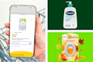 collage with a 1-clip coupon, febreze, and cetaphil