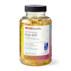 2 CVS Health Fish Oil Bottles