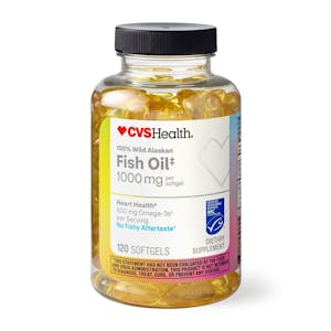 2 CVS Health Fish Oil Bottles