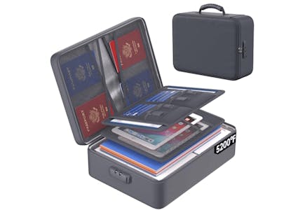 Fireproof Document Bag With Lock