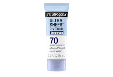 Neutrogena Ultra Sheer Sunscreen
