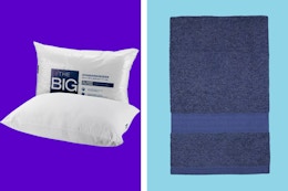 kohl's pillow and towel