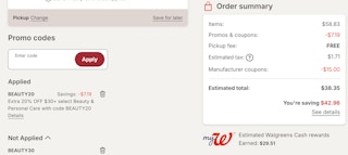 walgreens screenshot haul