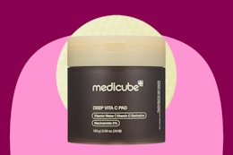 Medicube Deep Vita C Facial Pads, Vitamin C Toner Pads for Uneven Skin Tone, 500,000PPM of vitamin water