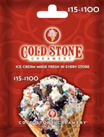 Cold Stone $50 Gift Card