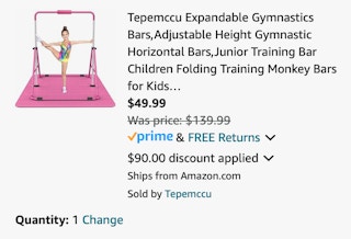 Amazon Expandable Gymnastics Bars 2024 2