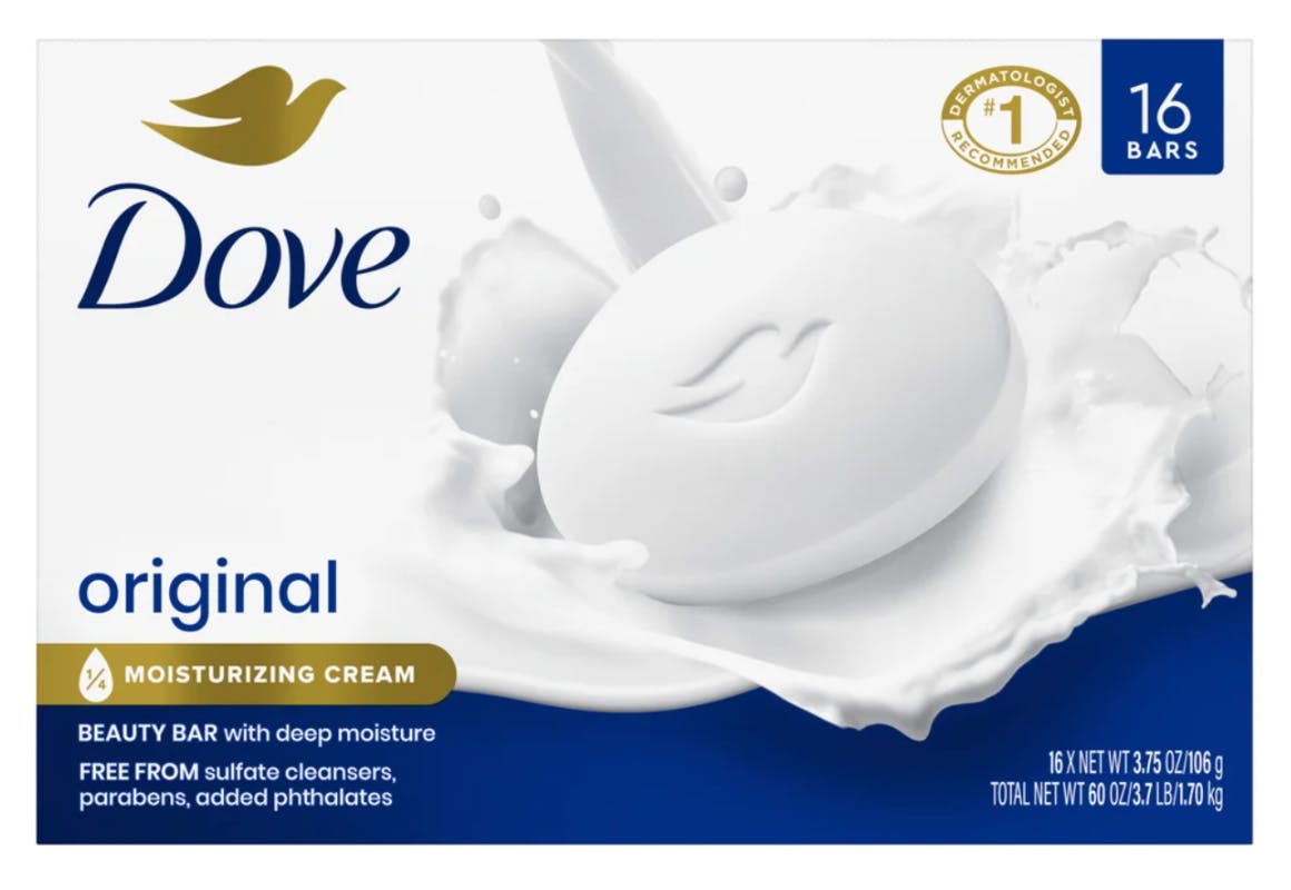 Dove Bar Soap 16-Pack
