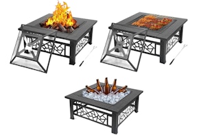 Outdoor Wood-Burning Fire Pit