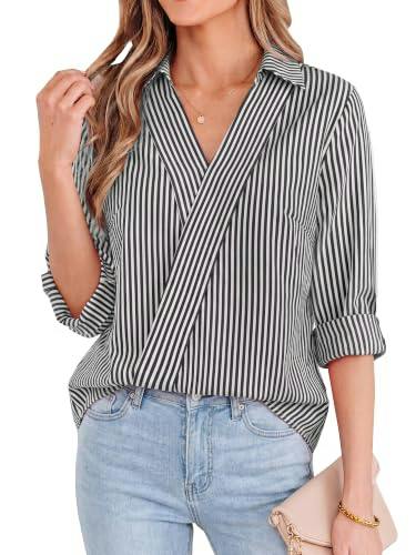 KIRUNDO Women's Striped Top