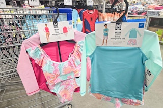 matching kids swimwear sets