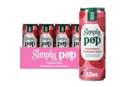 Simply Pop Prebiotic Soda 12-Pack
