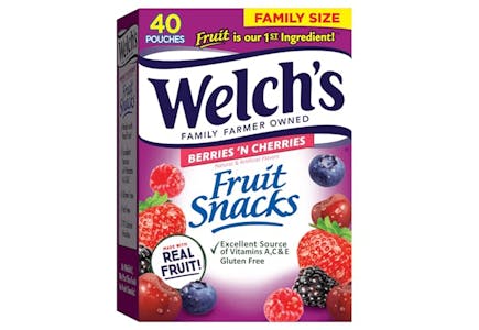 Welch's Fruit Snacks 40-Pack