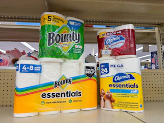 bounty charmin paper products walgreens