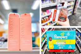 Last-Chance CVS Deals: $1 Monday Hair Care, $11 Pampers Boxes, and More card image