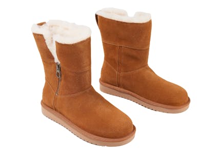 Koolaburra by Ugg Suede Zip Short Boots