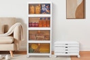 Stackable storage bins