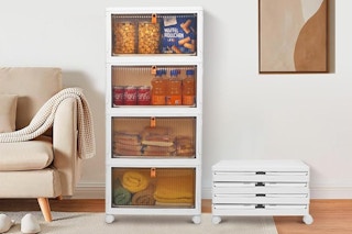 Stackable storage bins