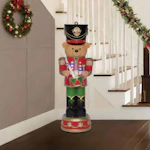 Nutcracker Bear with LED Lights