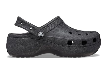 2 Crocs Women's Glitter Clogs