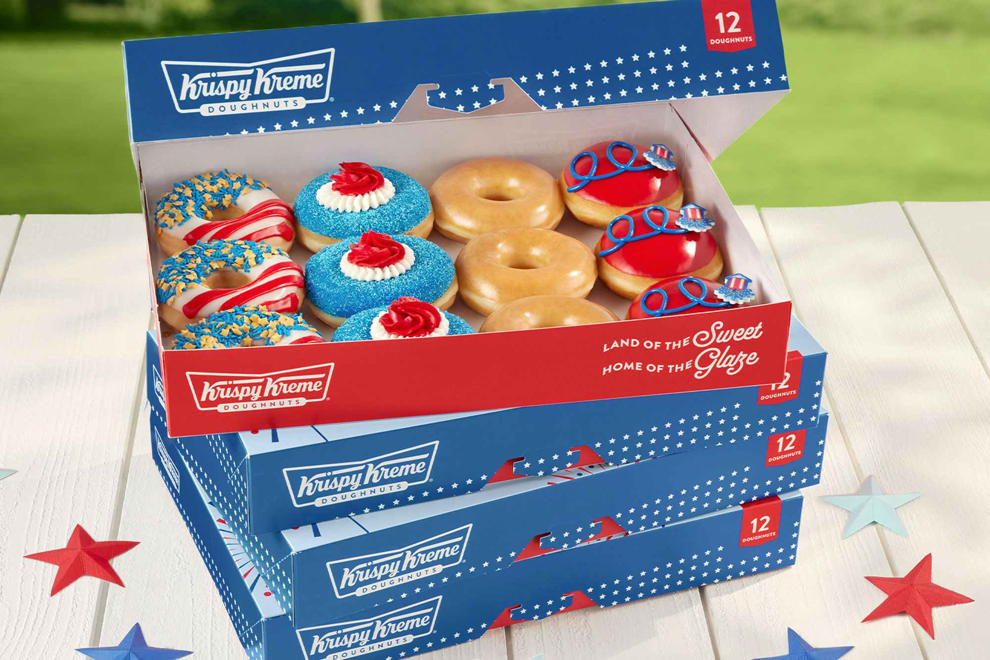 krispy kreme free donuts for 4th of july