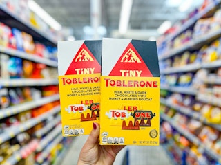 tiny toblerone candy bars