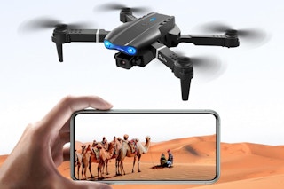 a drone with smartphone
