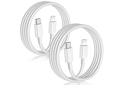 iPhone USB-C Lightning Cable 2-Pack