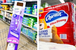 Charmin 16-Pack and Swiffer Power Mop, $4.56 Each at Walgreens (Save 85%) card image