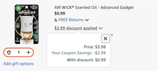 gadget Amazon receipt