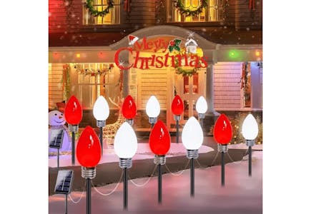 Jumbo Solar Christmas Light Set