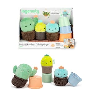 Ingenuity Calm Springs Nesting Rattles