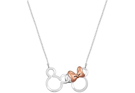 Disney Mickey and Minnie Necklace