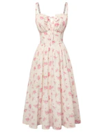 Women's Floral Corset Dress