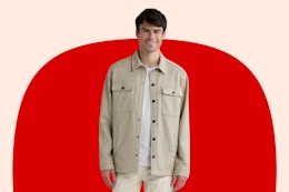 Men’s Fleece Shirt Jackets From $10 at Walmart (Reg. $28) card image