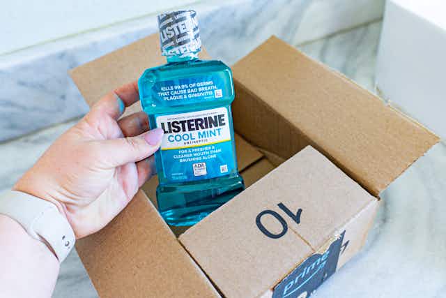 Listerine Mouthwash, Just $2.33 on Amazon card image