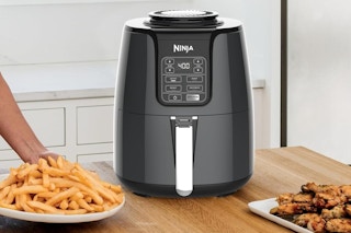 a ninja air fryer on a table