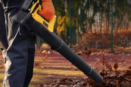 Dewalt Battery-Compatible Cordless Leaf Blower, Just $35 on Amazon  card image