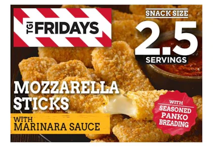 2 TGI Fridays Mozzarella Sticks